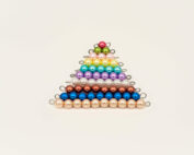 Montessori perlovy material