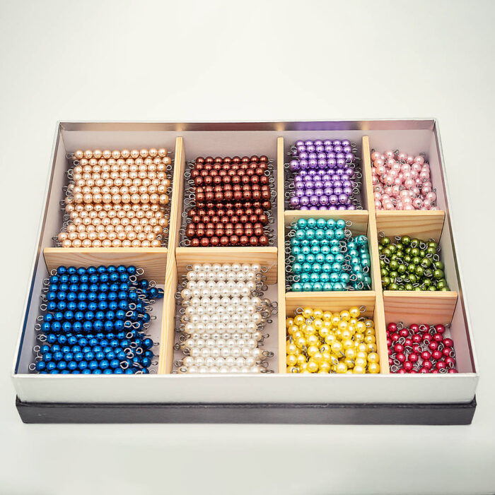 Montessori perlový materiál